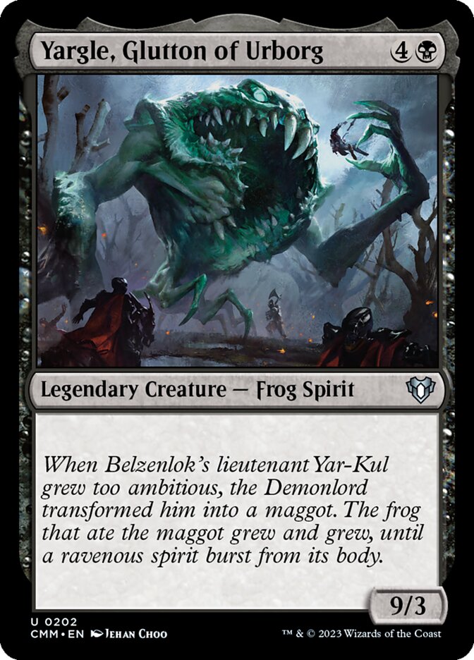 Yargle, Glutton of Urborg card front