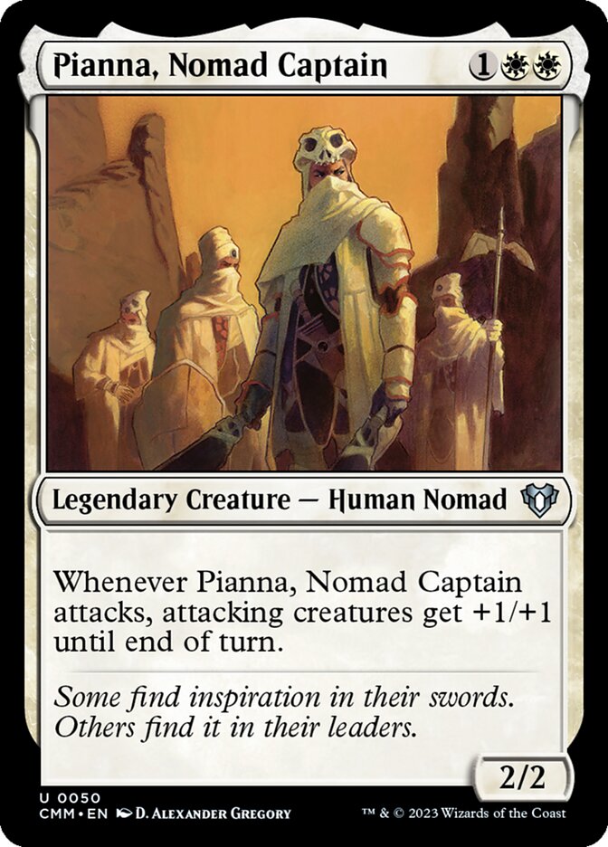 Pianna, Nomad Captain card front