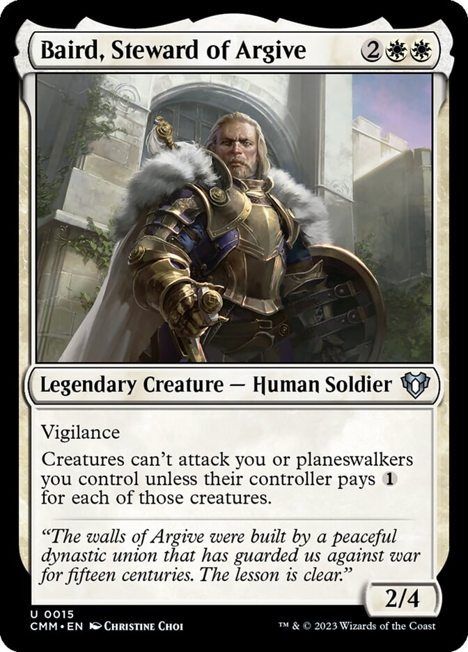 Baird, Steward of Argive card front