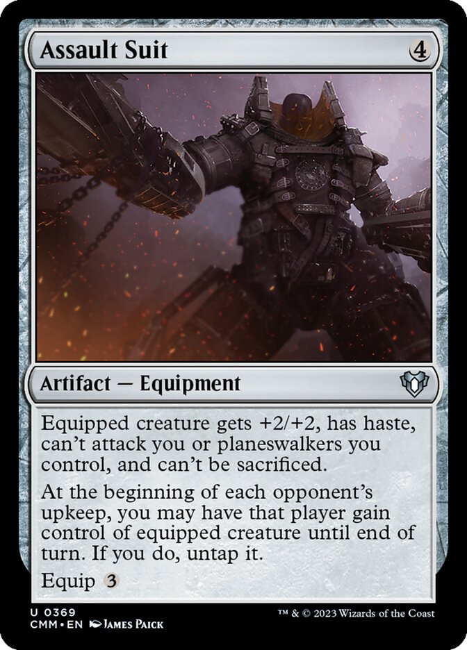 Assault Suit card front