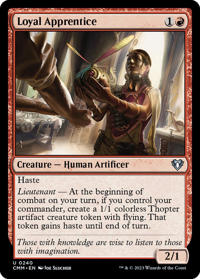Loyal Apprentice card front