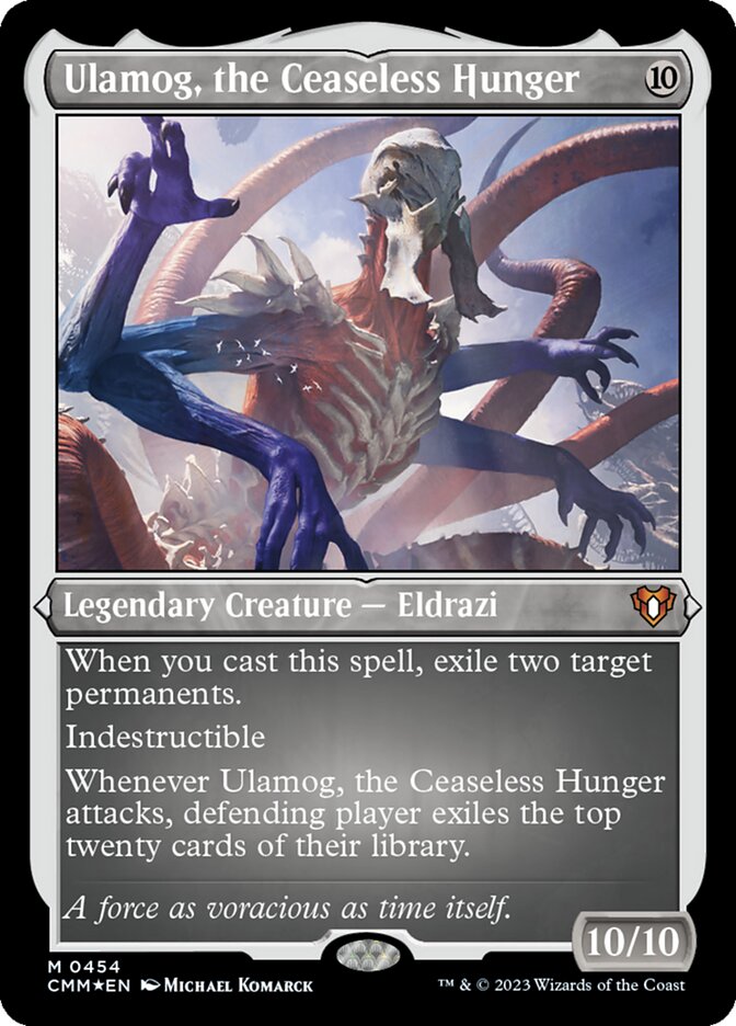 Ulamog, the Ceaseless Hunger card front