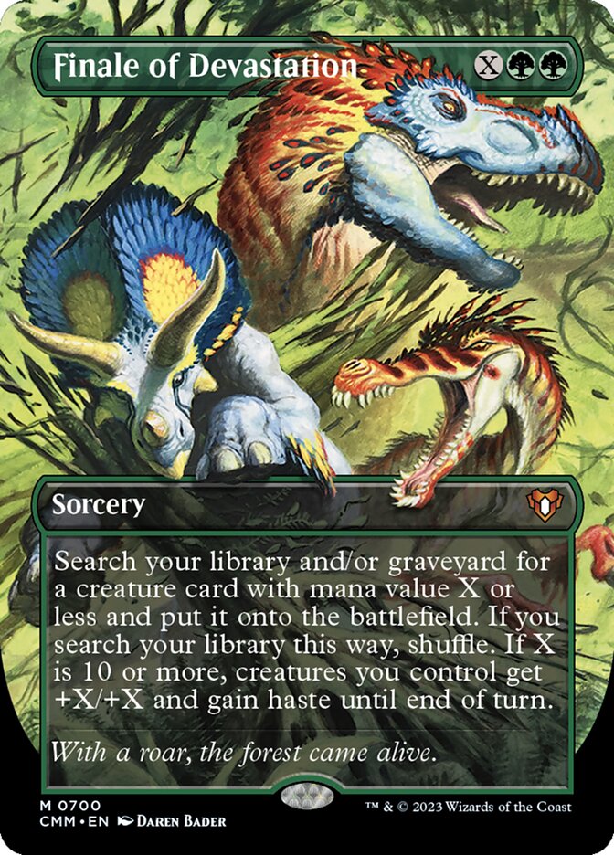 Finale of Devastation card front