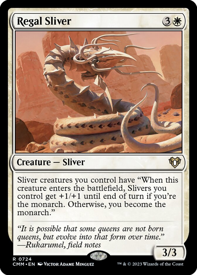 Regal Sliver card front