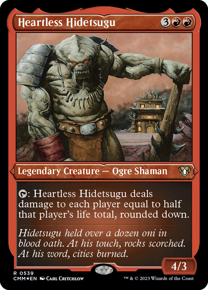 Heartless Hidetsugu card front