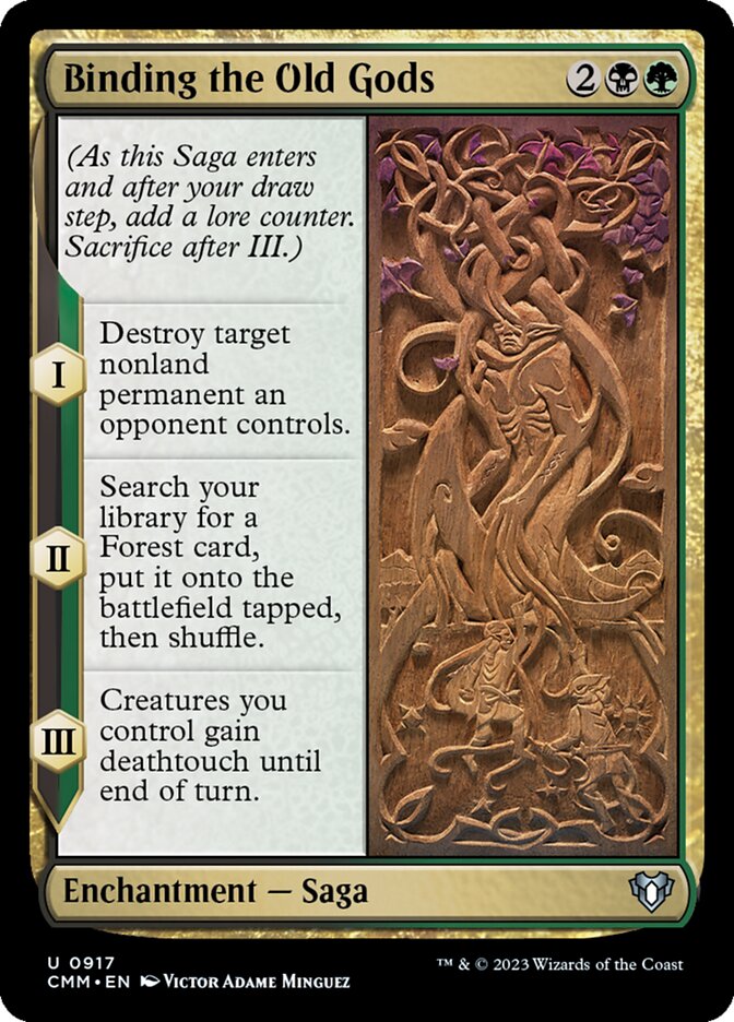 Binding the Old Gods card front