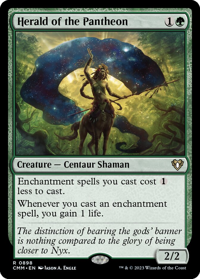 Herald of the Pantheon card front