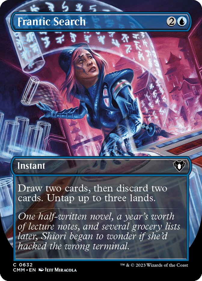 Frantic Search card front