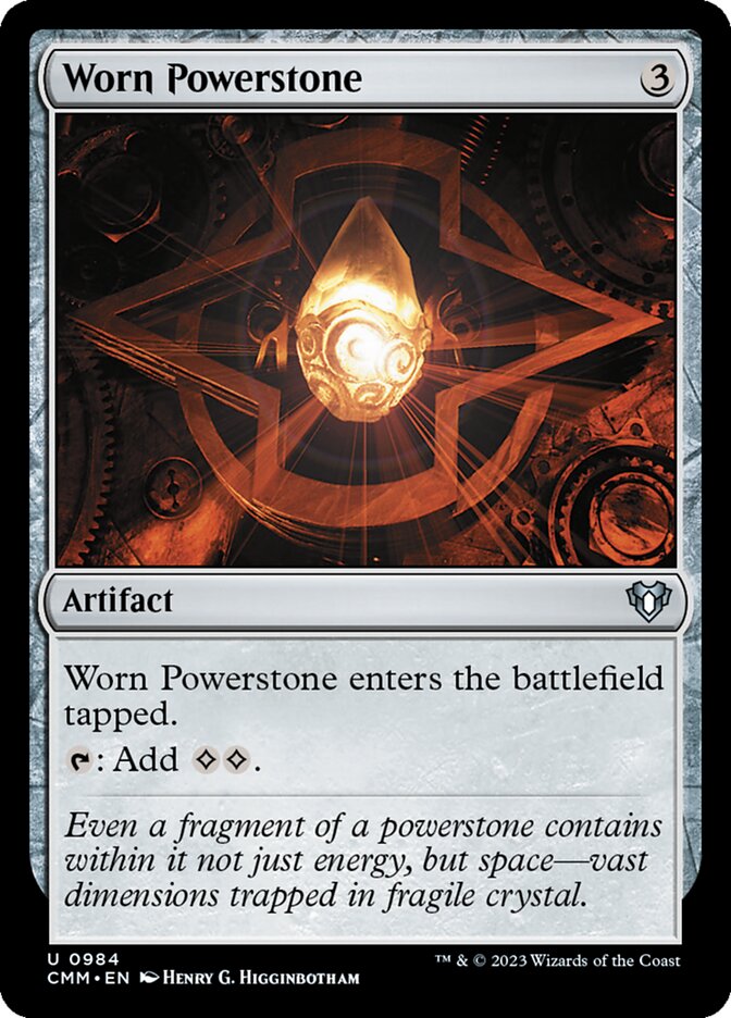Worn Powerstone card front