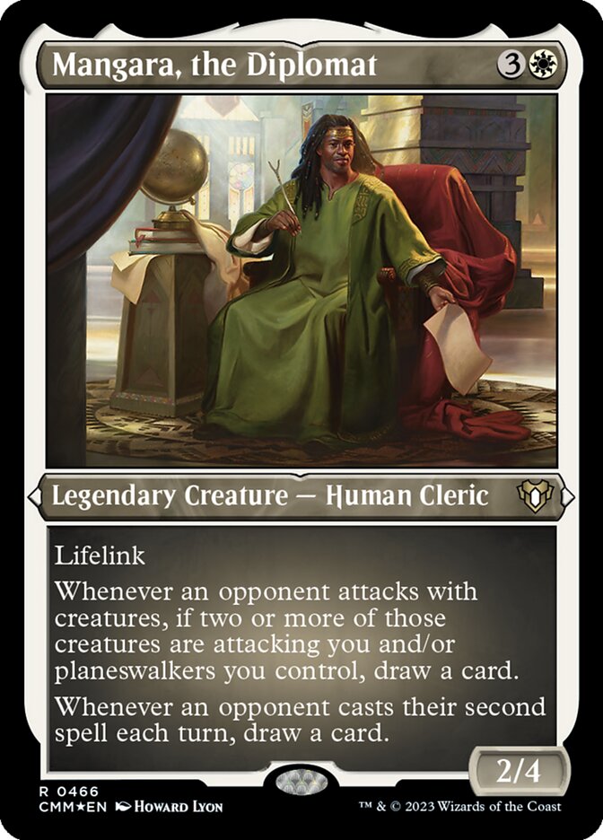Mangara, the Diplomat card front