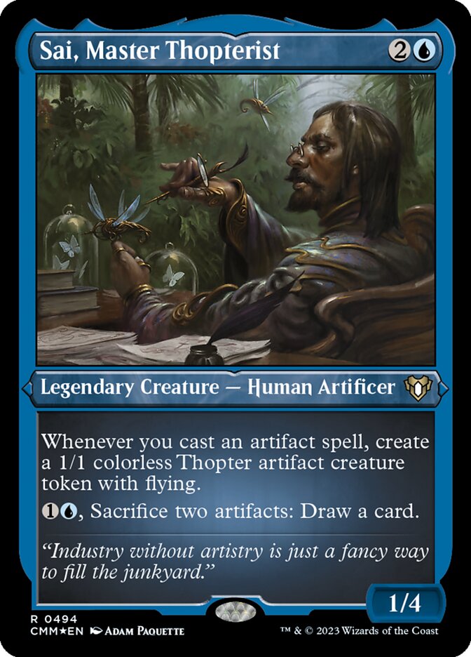 Sai, Master Thopterist card front