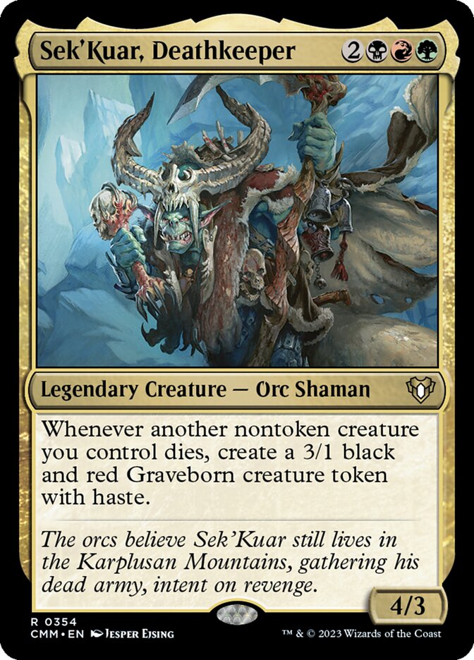 Sek'Kuar, Deathkeeper card front