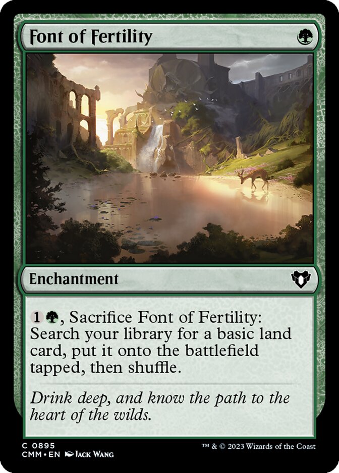 Font of Fertility card front