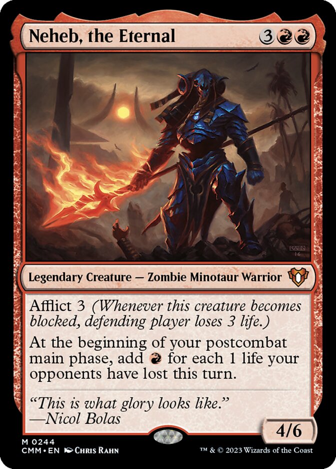 Neheb, the Eternal card front