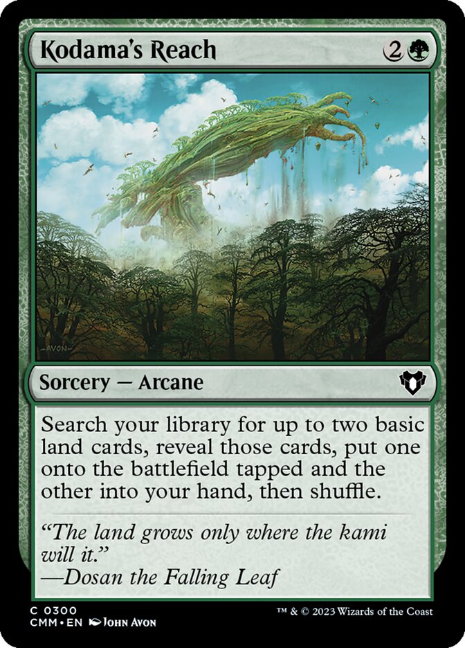 Kodama's Reach card front