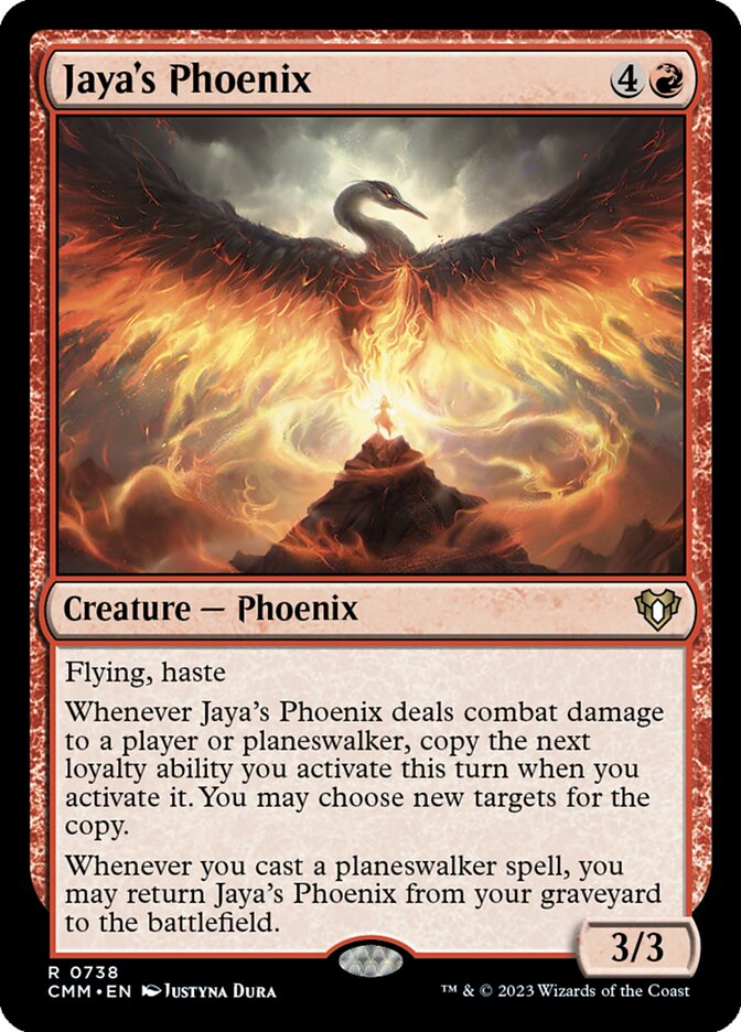 Jaya's Phoenix card front