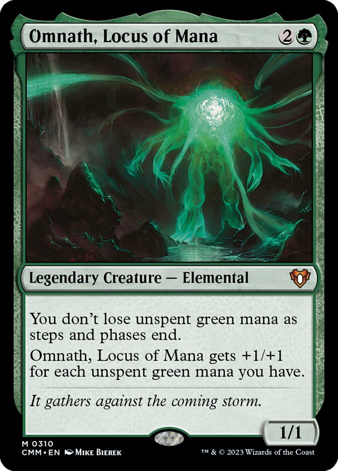 Omnath, Locus of Mana card front