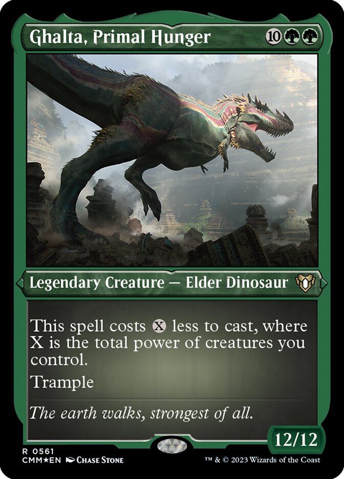 Ghalta, Primal Hunger card front