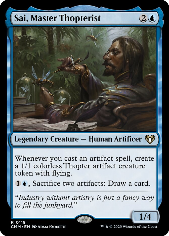 Sai, Master Thopterist card front