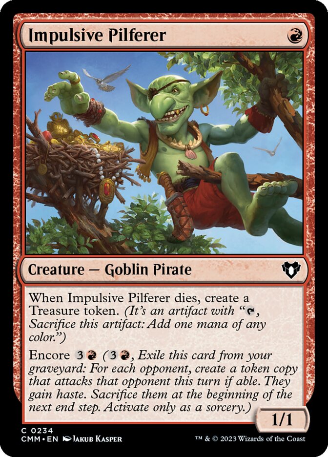 Impulsive Pilferer card front