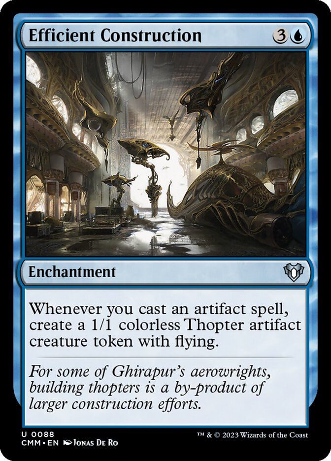 Efficient Construction card front