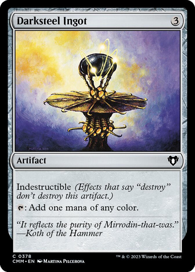 Darksteel Ingot card front