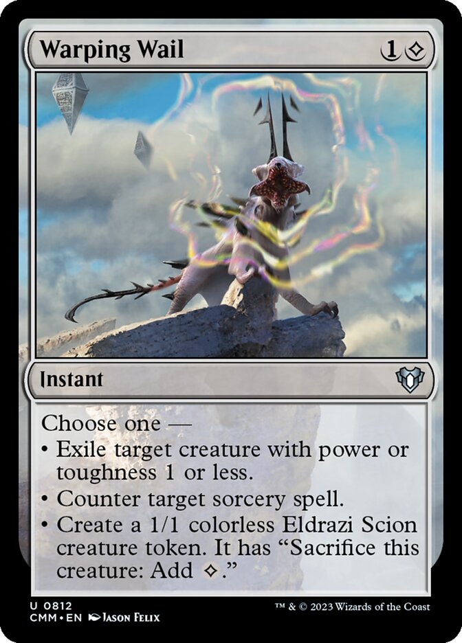 Warping Wail card front