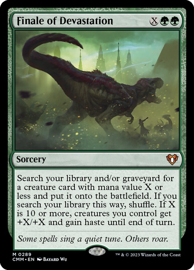 Finale of Devastation card front