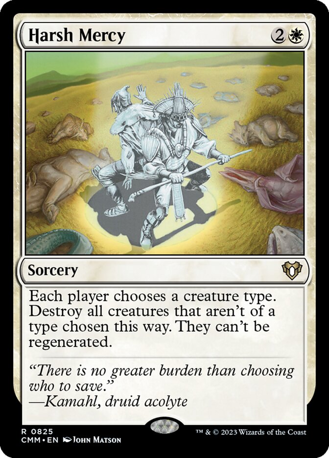 Harsh Mercy card front