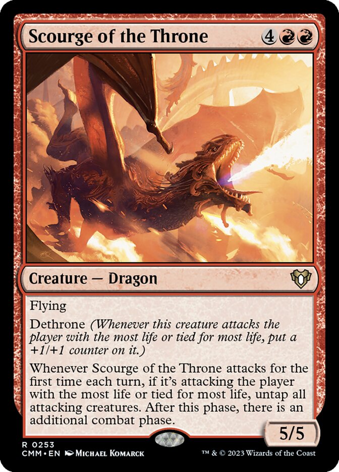 Scourge of the Throne card front