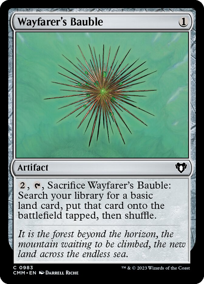 Wayfarer's Bauble card front