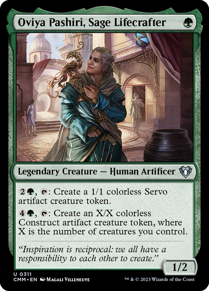 Oviya Pashiri, Sage Lifecrafter card front