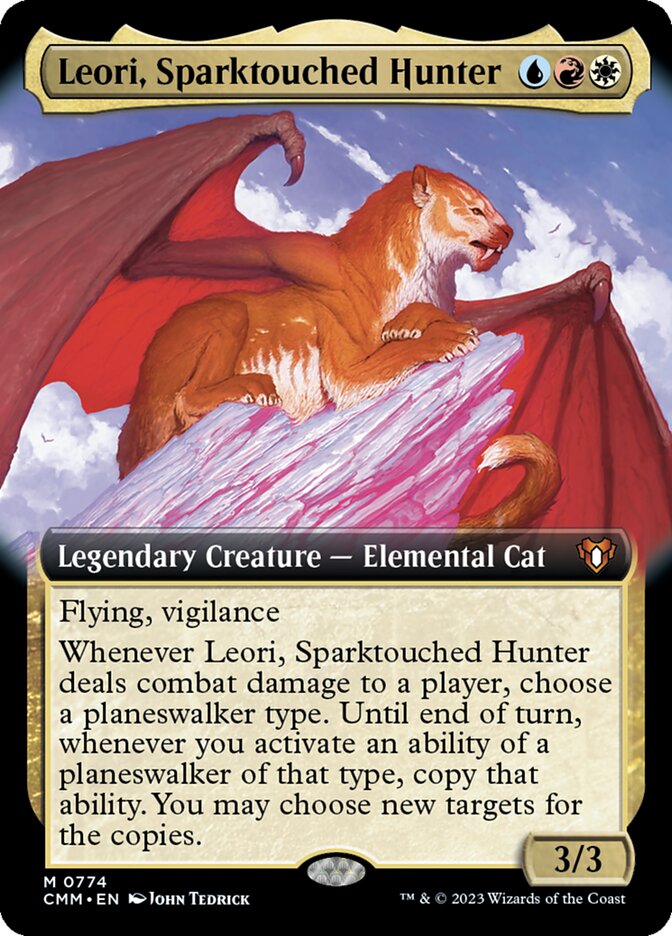 Leori, Sparktouched Hunter card front