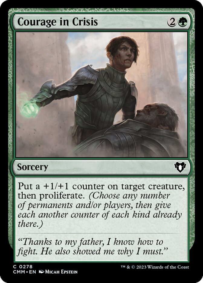 Courage in Crisis card front