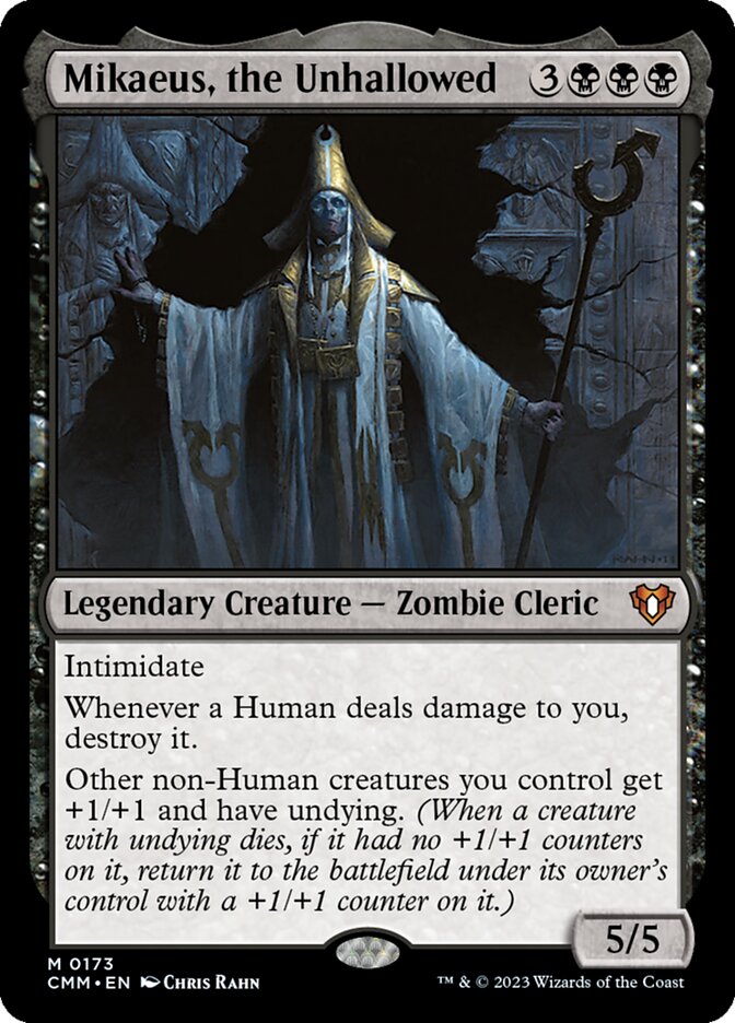 Mikaeus, the Unhallowed card front