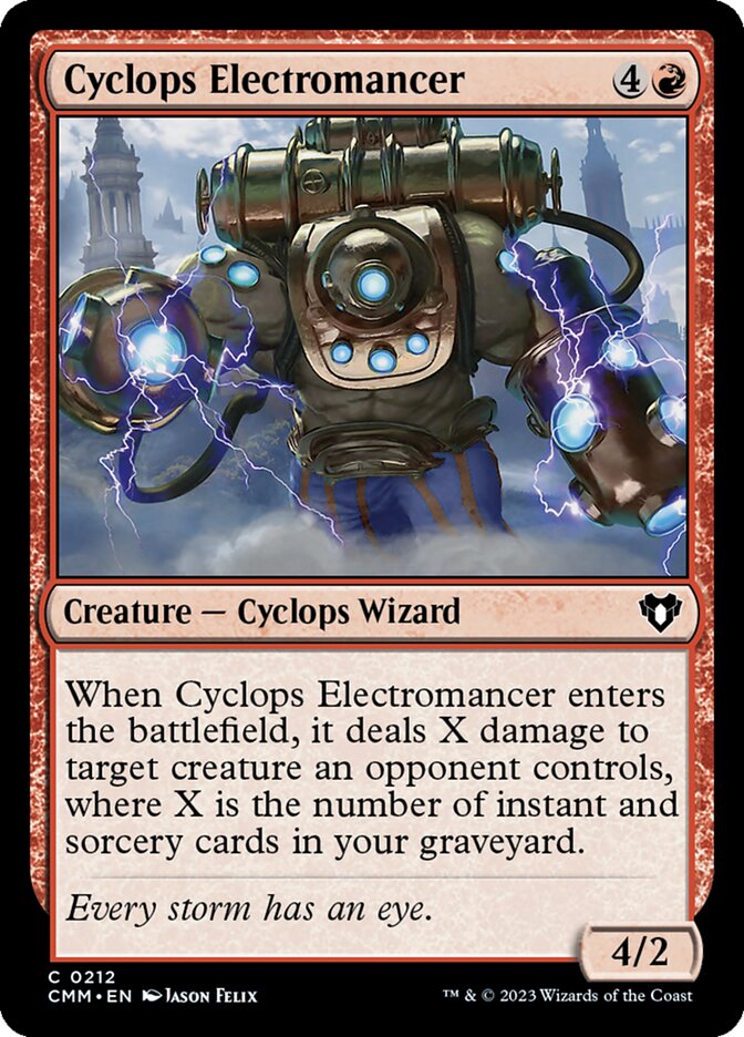 Cyclops Electromancer card front
