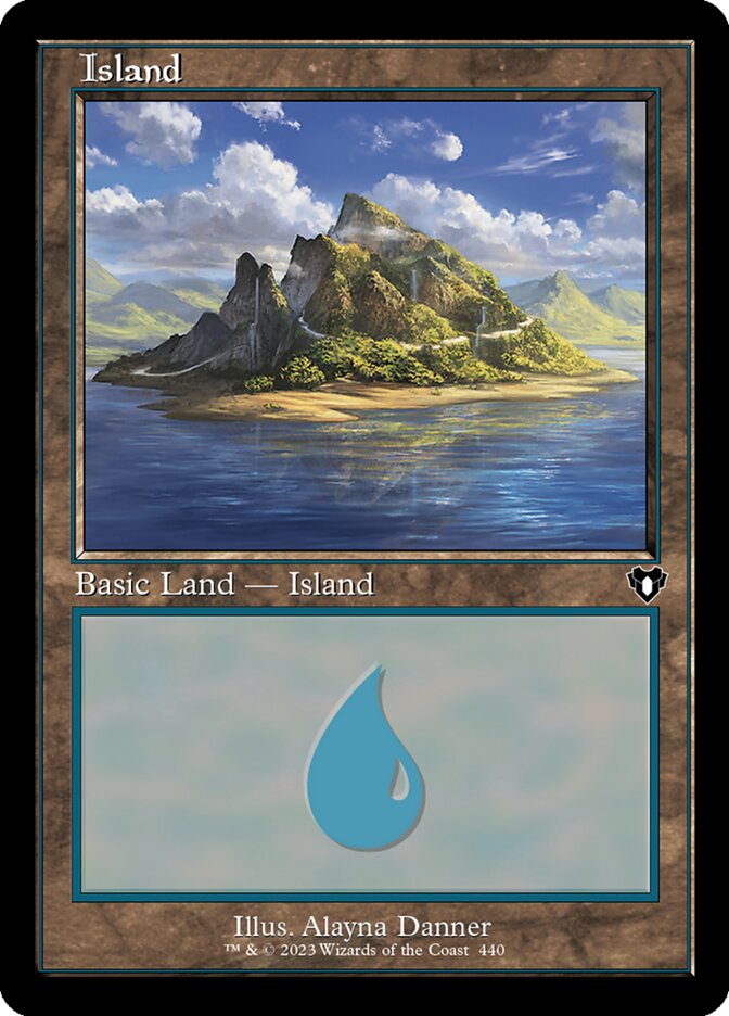 Island card front