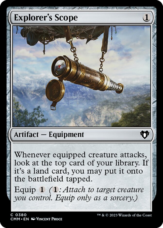 Explorer's Scope card front