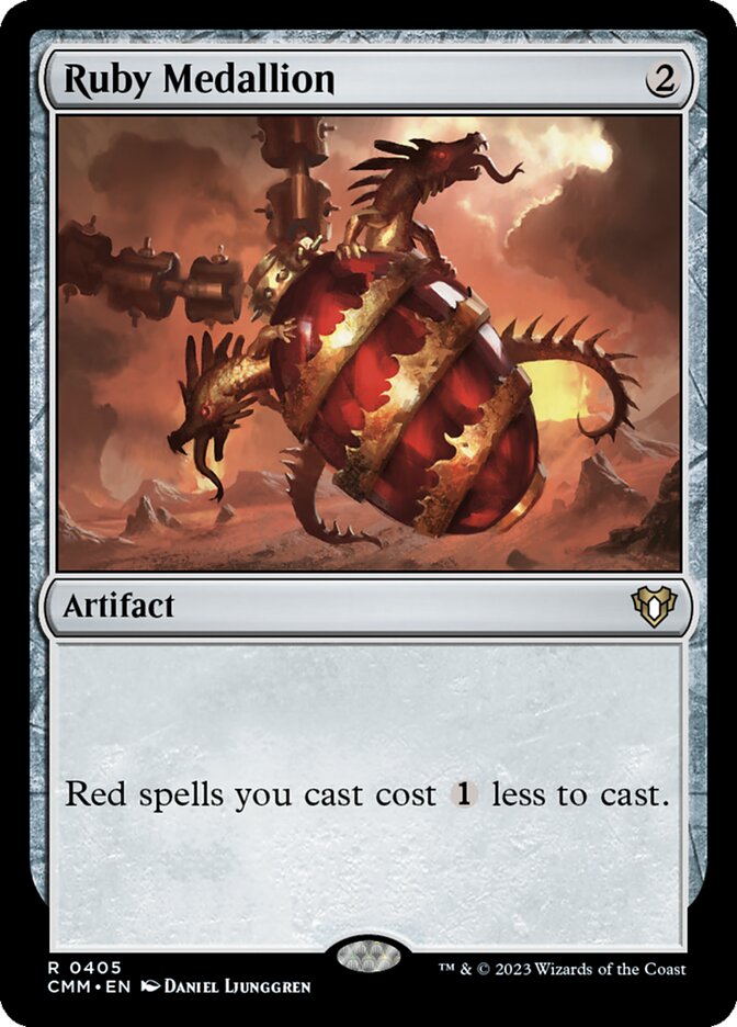 Ruby Medallion card front