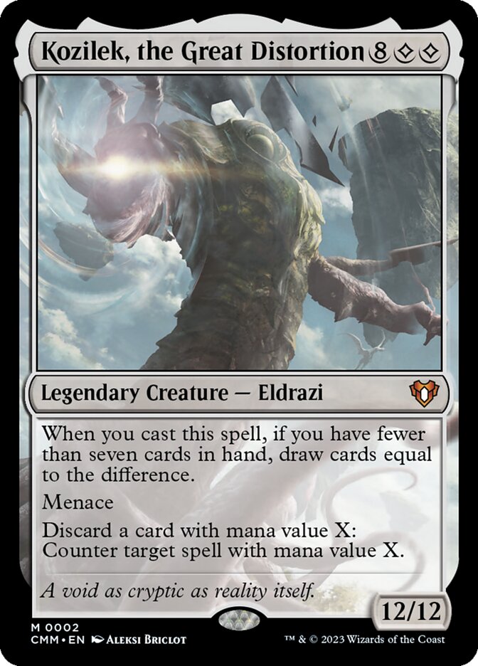 Kozilek, the Great Distortion card front