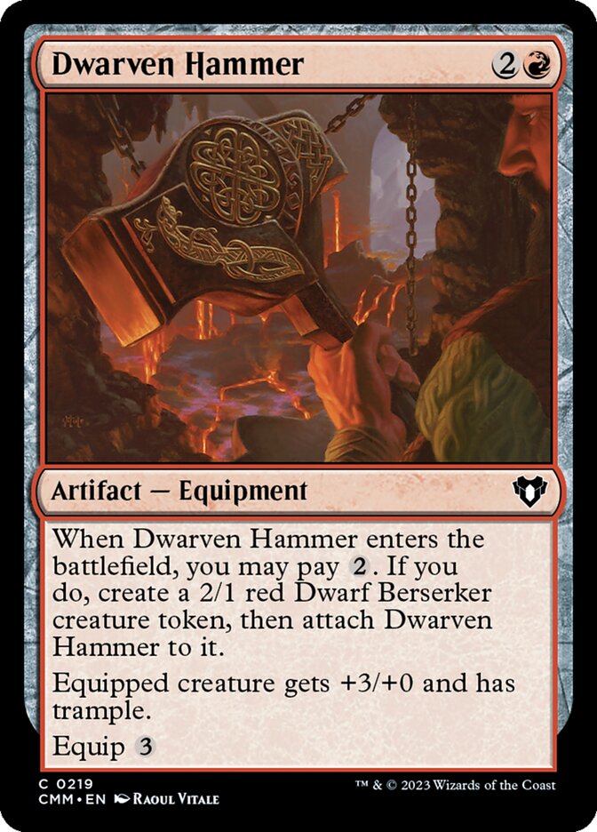 Dwarven Hammer card front