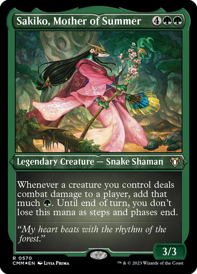 Sakiko, Mother of Summer card front