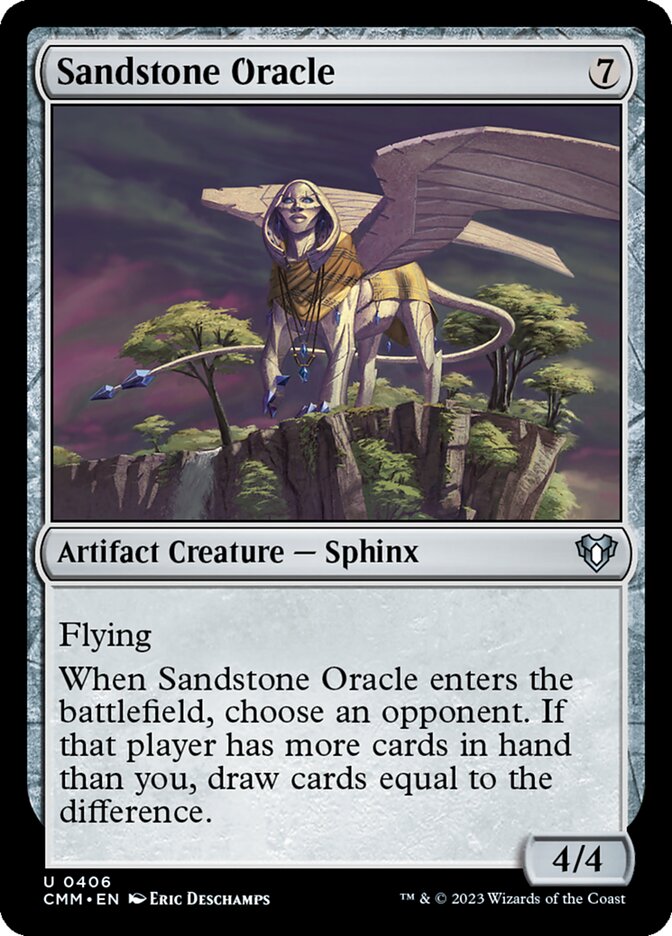 Sandstone Oracle card front