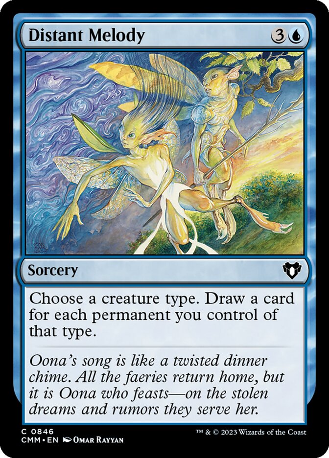 Distant Melody card front