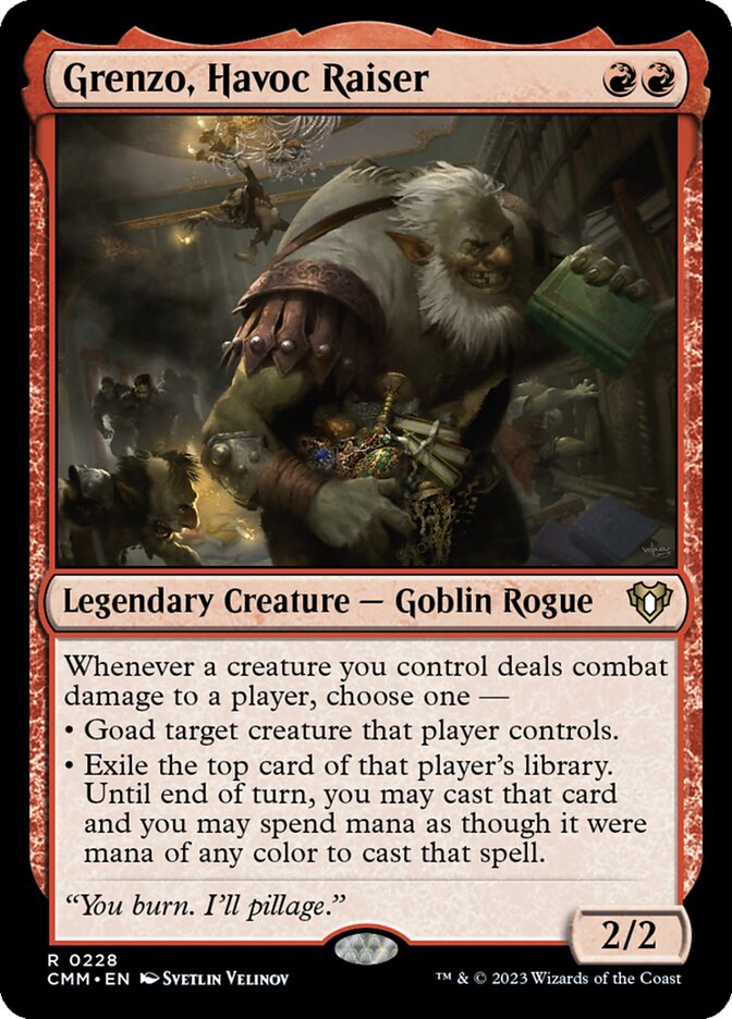 Grenzo, Havoc Raiser card front