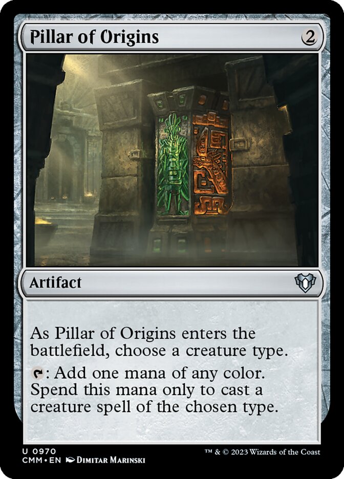 Pillar of Origins card front