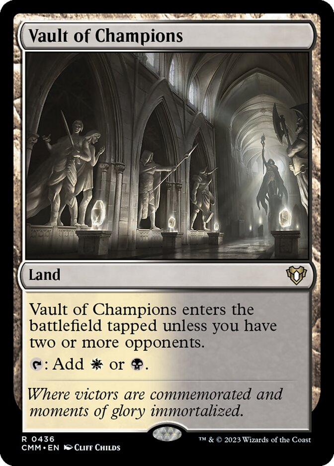 Vault of Champions card front