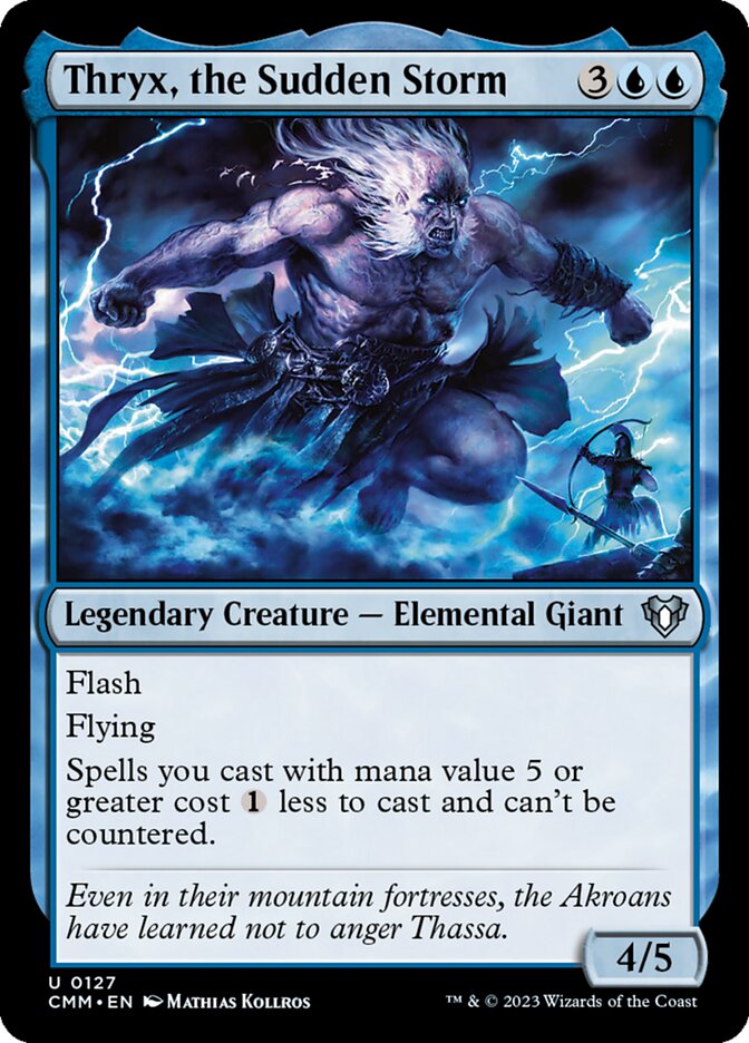 Thryx, the Sudden Storm card front