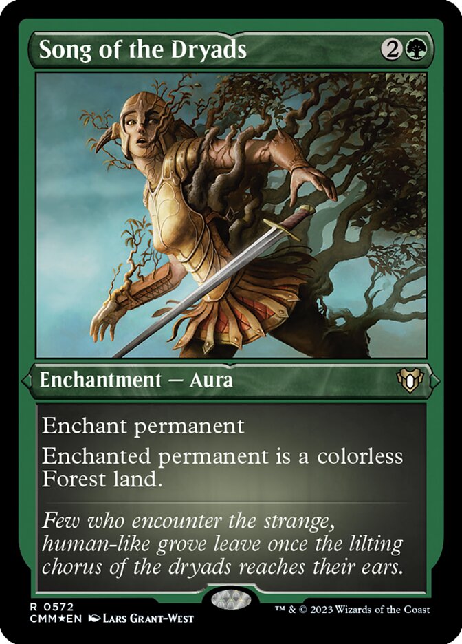 Song of the Dryads card front
