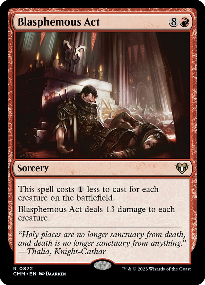 Blasphemous Act card front